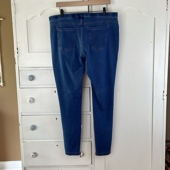 Blue Denim Jeggings 2 pair XL - Picture 4 of 8